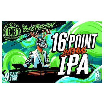 Devils Backbone Brewing Company Beer, Imperial IPA, 16 Point