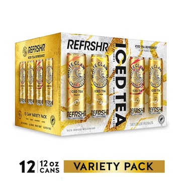White Claw Hard Seltzer Refrshr Hard Seltzer, Iced Tea, Variety Pack