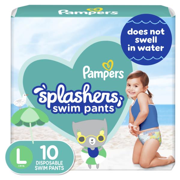 Pampers Splashers Swim Diapers, Size 5, 10 Count | Publix Super Markets