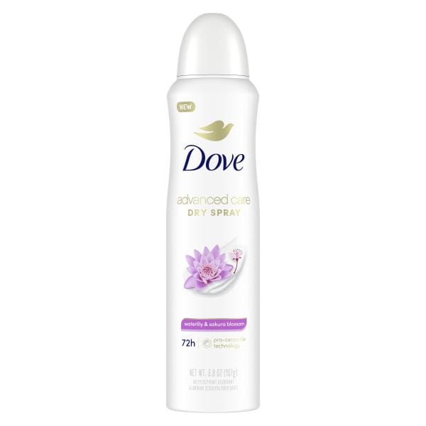 Dove Advanced Care Antiperspirant Deodorant Spray Waterlily