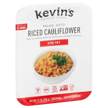 Kevin's Natural Foods Riced Cauliflower, Stir Fry, Keto