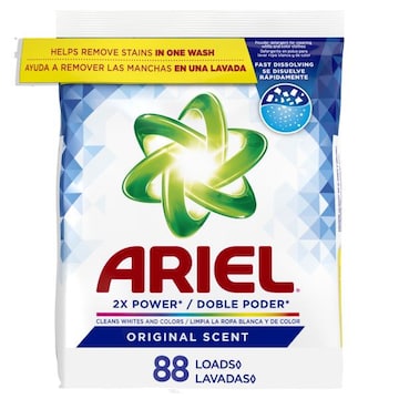 Ariel Original Scent, Powder Laundry Detergent, 4.0 KG, 88