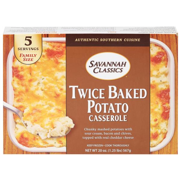 Savannah Classics Twice Baked Potato Casserole Family Size