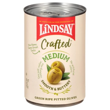 Lindsay Olives, Green Ripe Pitted, Medium
