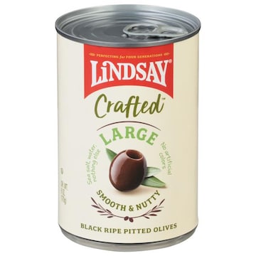 Lindsay Olives, Black Ripe Pitted, Large