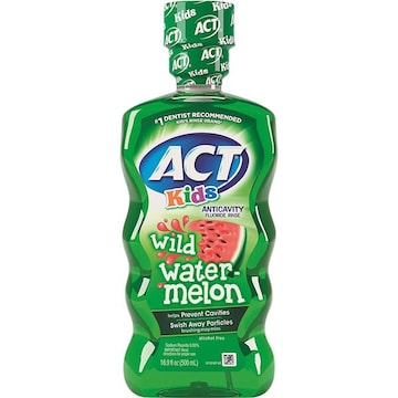 Act Kids Rinse, Sugar & Alcohol Free, Fluoride, Anticavity, Wild Water Watermelon