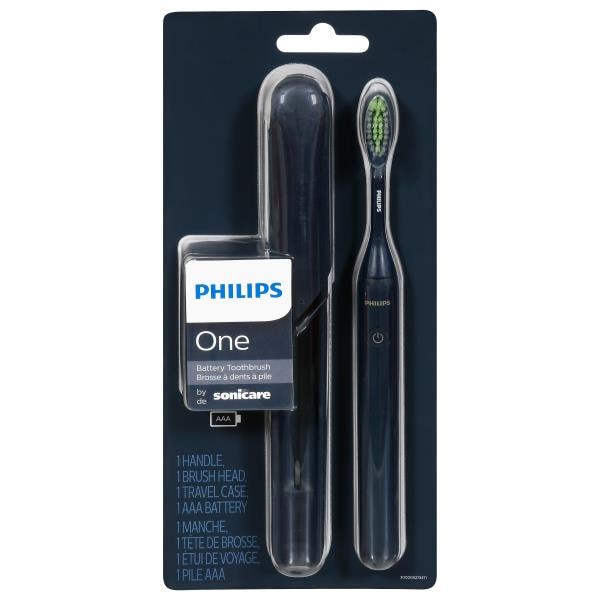 Phillips One by Sonicare Battery Toothbrush, Midnight Navy Publix