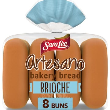 Sara Lee Artesano Brioche Hot Dog Buns, 8 count, 16 oz