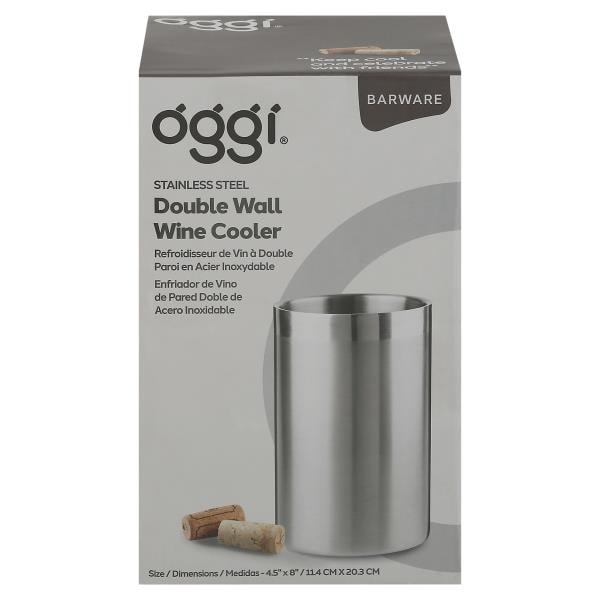 Oggi Wine Cooler, Double Wall, Stainless Steel Publix Super Markets