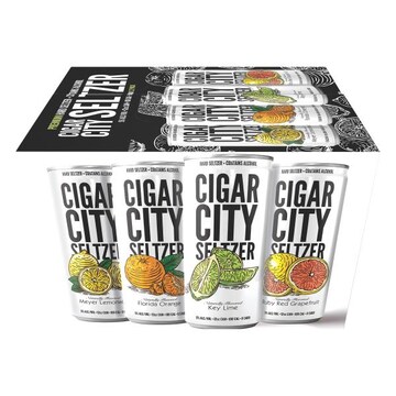 Cigar City Hard Seltzer, Premium, Assorted, 12 Pack