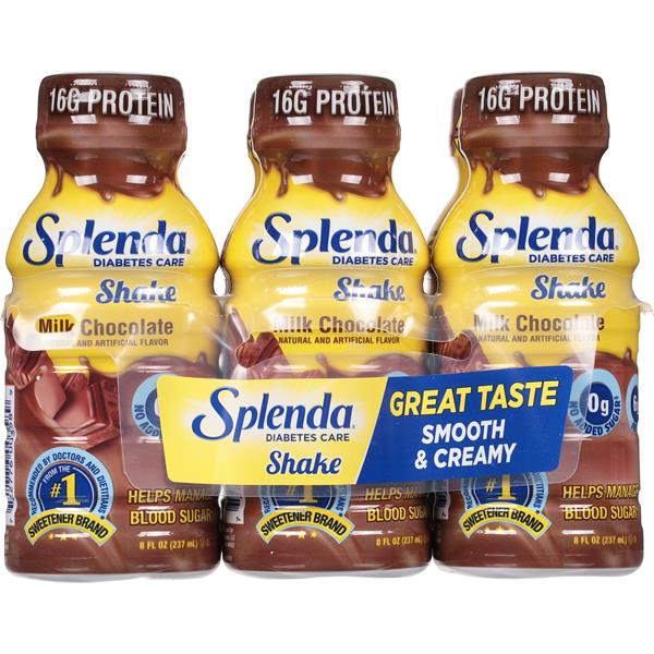 Splenda Milk Chocolate Diabetes Care Shake Publix Super Markets