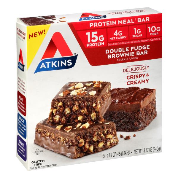 Atkins Protein Meal Bar, Double Fudge Brownie Bar Publix Super Markets