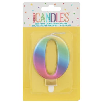 Unique Birthday Candle and Holder, 0