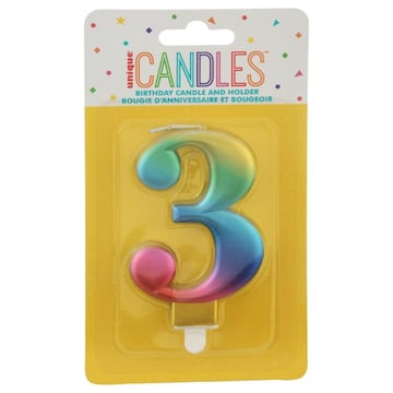 Unique Birthday Candle and Holder, 3