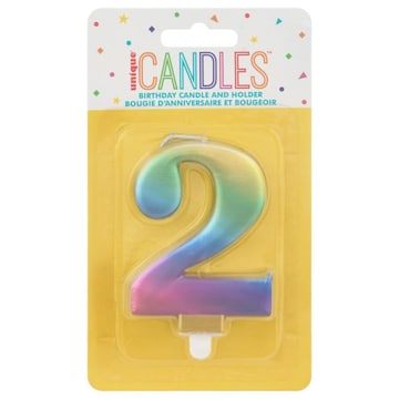 Unique Birthday Candle and Holder, 2