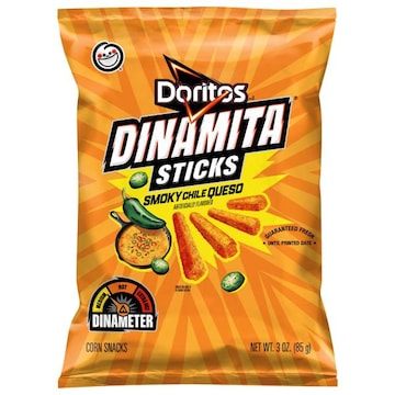 Doritos Dinamita Sticks Corn Snacks, Smoky Chile Queso, Dinamita Sticks