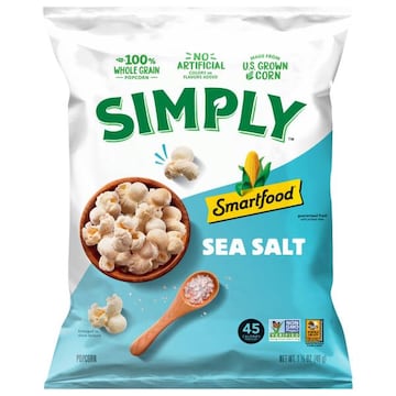 Smart Food Simply Popcorn, Sea Salt