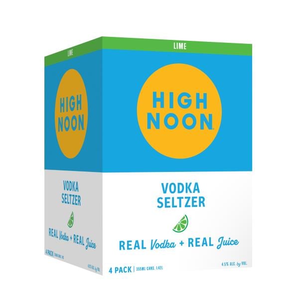 High Noon Lime Vodka Hard Seltzer Can 4 Pack | Publix Super Markets