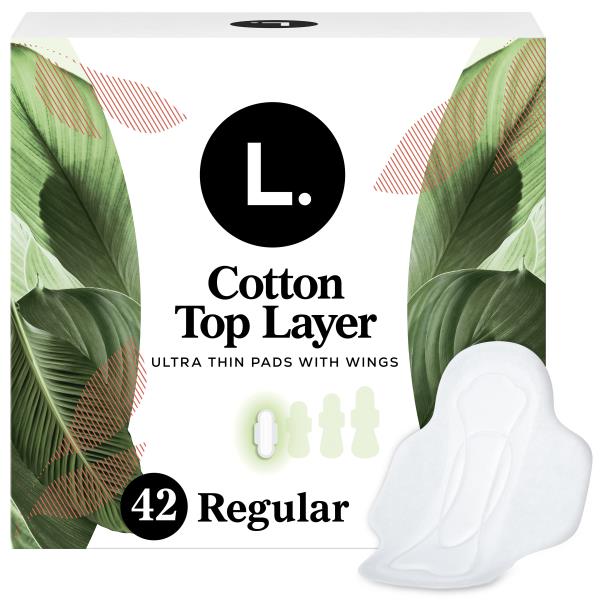 L. Pads, with Wings, Regular, Ultra Thin Publix Super Markets