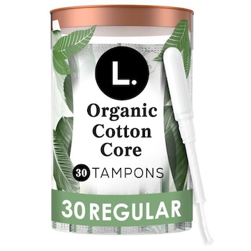 L. Organic Cotton Tampons Regular Absorbency, 30 CT
