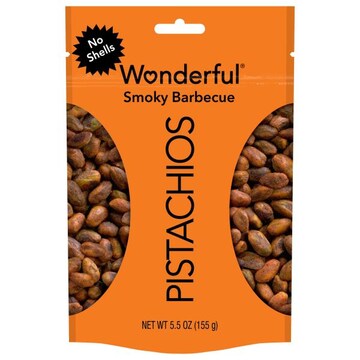 Wonderful No Shells Smoky Barbecue Pistachios