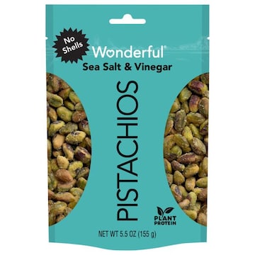 Wonderful Sea Salt & Vinegar No Shells Pistachios