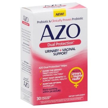 Azo Urinary + Vaginal Support, Capsules, Dual Protection