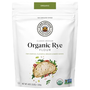 King Arthur Baking Flour, Organic Rye, Classic Medium