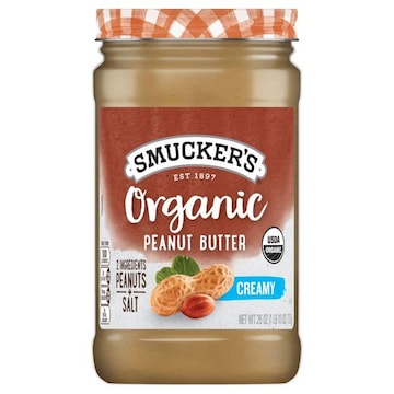 Smucker's Peanut Butter, Organic, Creamy