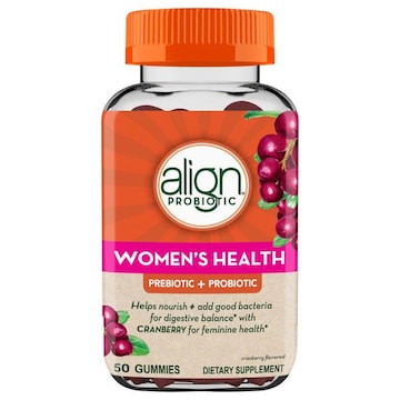 Align Probiotic Women's Health, Prebiotic + Probiotic, Cranberry Flavored, Gummies