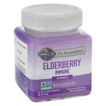 Garden of Life Elderberry Immune, Gummies, Berry Flavor