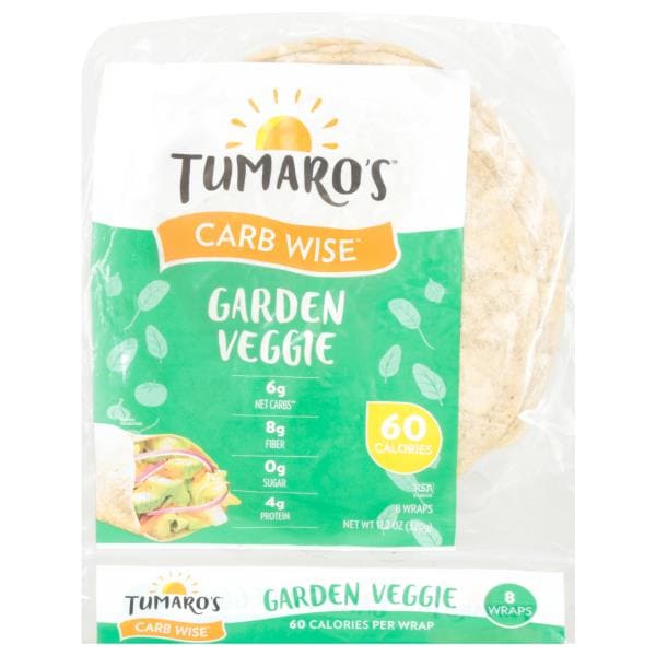 Tumaro's Carb Wise Wraps, Garden Veggie Publix Super Markets