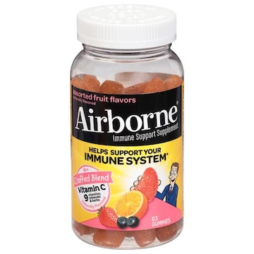 AIRBORNE® Gummies Assorted Fruit Flavors Immune Support Supplement