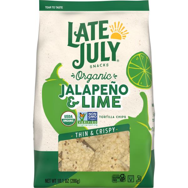 LATE JULY® Snacks Jalapeno & Lime Tortilla Chips Publix Super Markets
