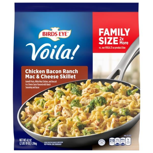 Birds Eye Voila! Voila Chicken Bacon Ranch Mac And Cheese Skillet