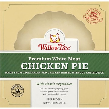 Willow Tree Chicken Pie with Classic Vegetables, Premium White Meat