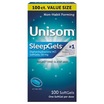 Unisom SleepGels Nighttime Sleep-Aid, 50 mg, SoftGels, Value Size