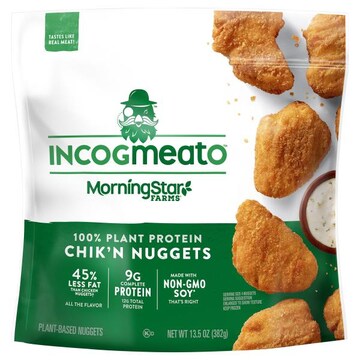 Incogmeato Chik'n Nuggets, 100% Plant Protein