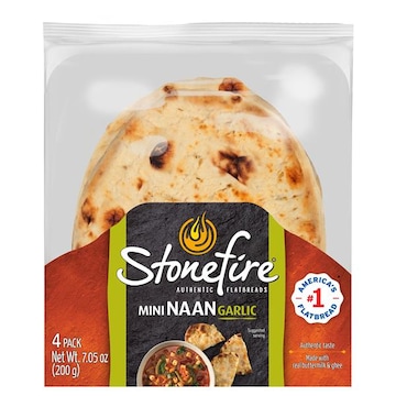 Stonefire Garlic Mini Naan