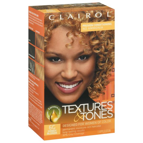 Clairol Textures & Tones Permanent Hair Color, Honey Blonde 6G | Publix ...