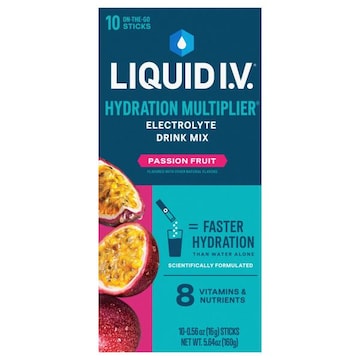 Liquid I.V. Hydration Multiplier Electrolyte Drink Mix, Passion Fruit