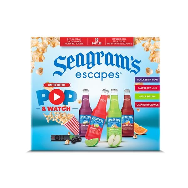 Seagram's Escapes Pop & Watch Variety Pack Publix Super Markets