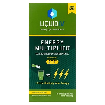 Liquid I.V. Energy Multiplier, Lemon Ginger