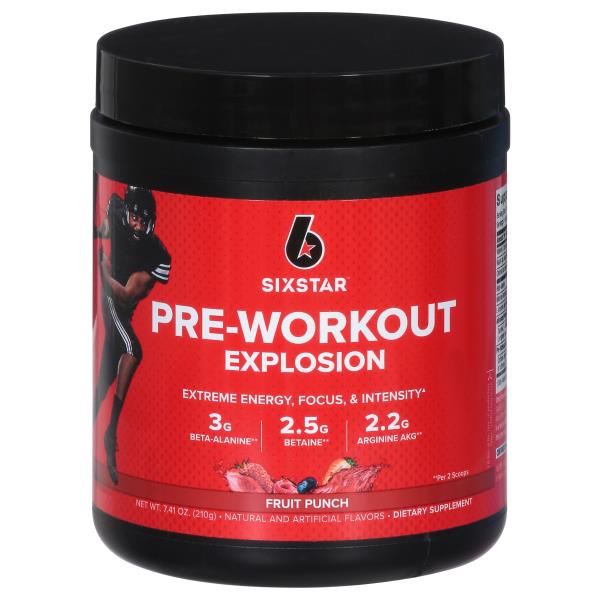 Six Star PreWorkout Explosion, Fruit Punch Publix Super Markets