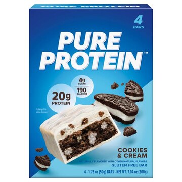 Pure Protein Bar, Gluten Free, Cookies & Cream