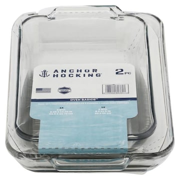 Anchor Hocking Oven Basics Bake Set, Tempered Tough