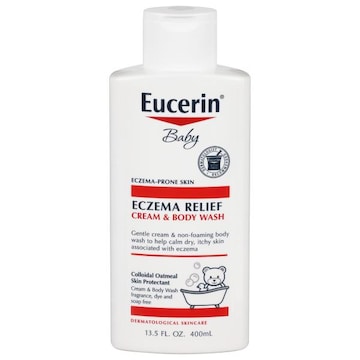 Eucerin Baby Cream & Body Wash, Eczema Relief