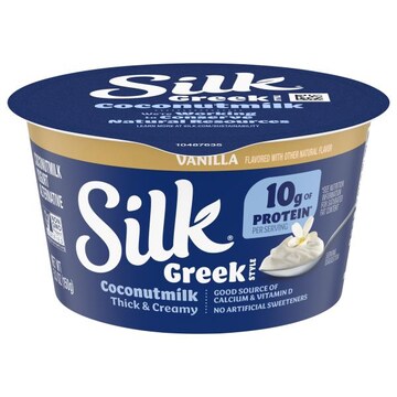 Silk Yogurt Alternative, Coconutmilk, Vanilla, Greek Style