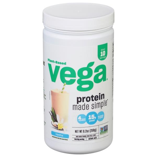 Vega Made Simple Drink Mix, PlantBased, Vanilla, Protein Publix