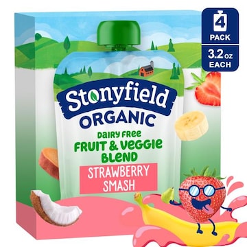 Stonyfield Organic Organic Strawbana Smash Dairy Free Smoothie